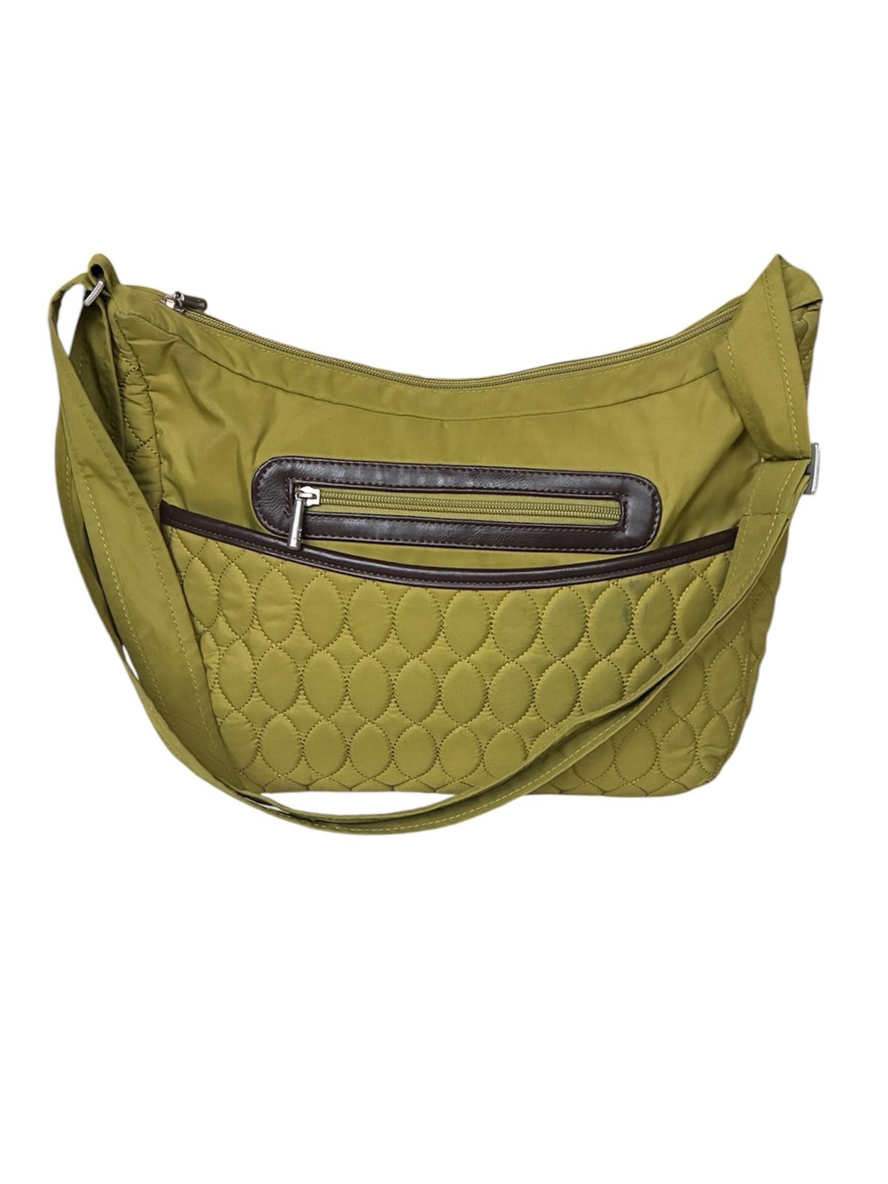 Lug Women's Green Quilted Crossbody Shoulder Bag Purse